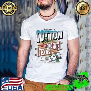 Ohio State Buckeyes Vs Texas Longhorns NCAA College Football Playoff Semifinal 2025 Goodyear Cotton Bowl Classic Head To Head Jan 10th t shirt