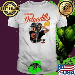 Oklahoma State Cowboys Football Megan Delgadillo #37 cheese Shirt