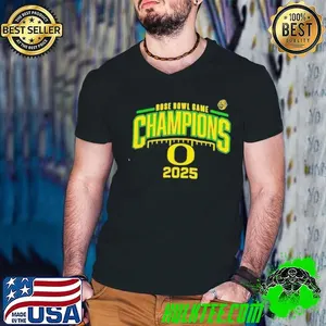 Oregon Ducks Rose Bowl Game Champions 2025 T Shirt