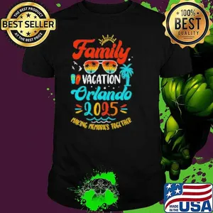 Original Family Vacation 2025 Orlando Matching Summer Vacation Shirt