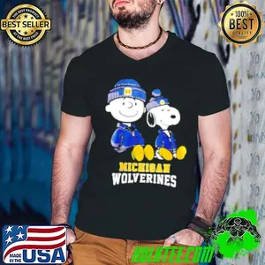 Peanuts x Michigan Wolverines Football Shirt