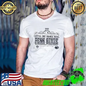 Penn State Nittany Lions 2025 CFP Semifinal At the Capital One Orange Bowl Art Deco Player T Shirt