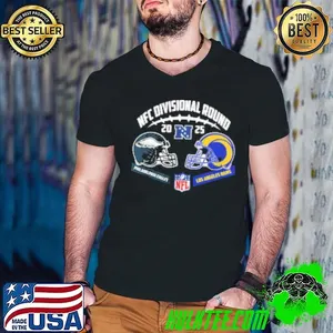 Philadelphia Eagles Vs Los Angeles Rams Head To Head NFC Divisional Round 2024 25 NFL Playoffs Shirt