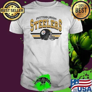 Pittsburgh Steelers Vintage Helmet Caricature   Shirt