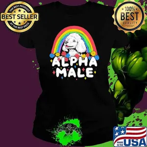 Rainbow dog alpha male Shirt