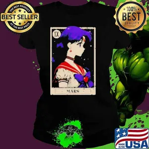 Sailor Mars herald of strength Tarot card Shirt