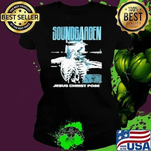 Skeleton Soundgarden Jesus Christ Pose Shirt