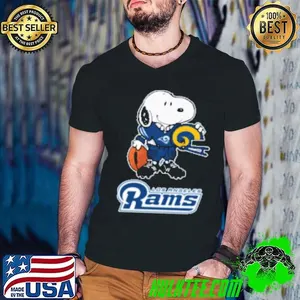 Snoopy A Strong And Proud Los Angeles Rams NFL Shirt