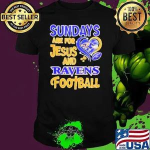 Sundays are for Jesus and Baltimore Ravens football diamond Shirt