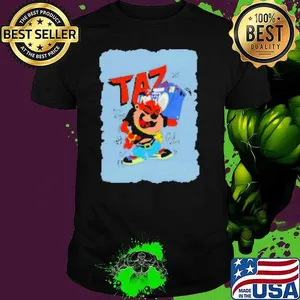 Taz Brain Loudspeaker Good Beast Looney Tunes Shirt