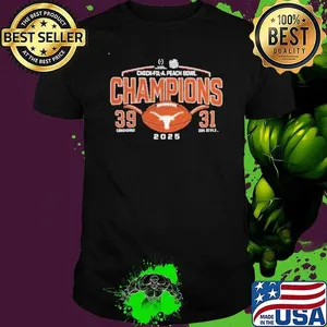 Texas Longhorns College Football Playoff 2025 Peach Bowl Champions Victory Ahead Two Sides Shirt