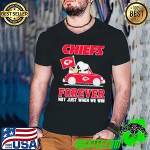The Peanuts On Car Kansas City Chiefs Forever Not Just When We Win Shirt