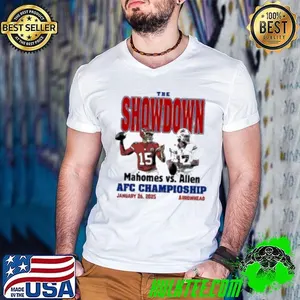 The Showdown Mahomes Vs. Allen Afc Championship January 26, 2025 Arrowhead Shirt