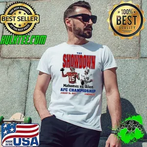 The Showdown Mahomes Vs. Allen Afc Championship January 26 2025 Arrowhead Shirt
