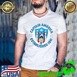 Top Captain America Established 1941  Shirt