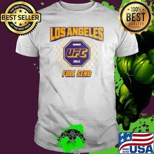 UFC 311 Los Angeles Cage Blanc 2025 Shirt