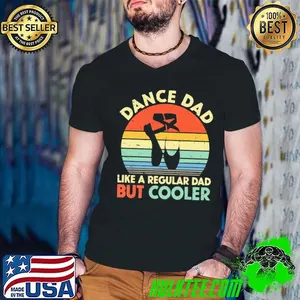 Vintage Dance Dad Like A Regular Dad But Cooler T-Shirt