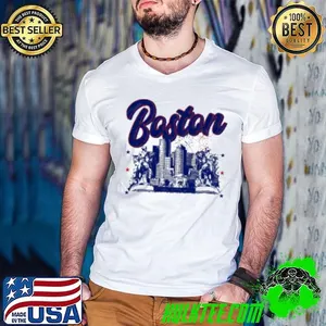 Where I'm From Adult Boston Skyline Shirt