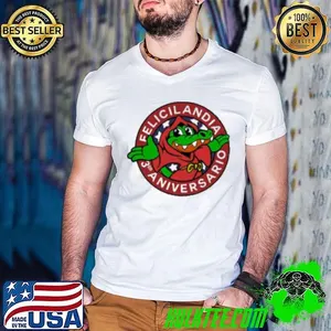 Alvaro Diaz Felicilandia 3 Year Anniversary Graphic Vector Shirt
