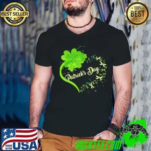 Dragonfly heart irish, Shamrock Heart Clover St.Patrick’s Day Shirt