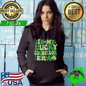 Good Groovy In Lucky School Counselor Era St Patrick's Day Shirt