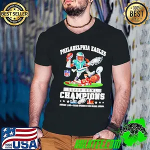 Jalen Hurts beat Mahomes Philadelphia Eagles Super Bowl Champions shirt