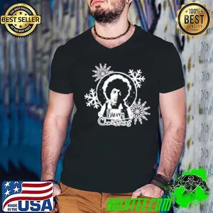Jimi Hendrix Merry Christmas Holiday Snow Globe Shirt