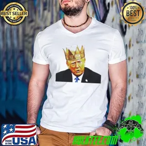 King Trump Maga gold king crown shirt