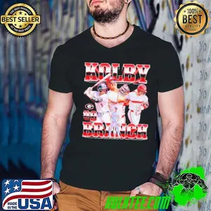 Kolby Branch Georgia Bulldogs player collage shirt