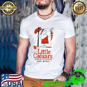 Little Caesars Pizza cheesy stuffed anal beads T-Shirt