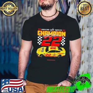 Men’s Team Penske Gray Joey Logano 2024 NASCAR Cup Series Champion Car  Shirt