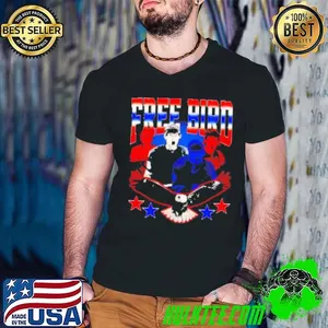 NHL 4 Nations Team USA Free Bird  Shirt