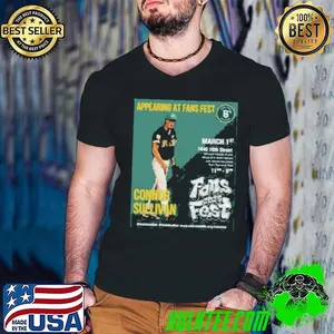 Oakland Ballers Connor Sullivan Appearing At Fans Fest March 1st 1640 18th Street Fans Fest 2025 Shirt