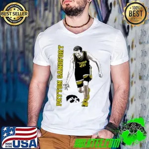 Payton Sandfort Iowa Hawkeyes basketball cartoon player Shirt