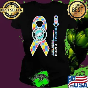Philadelphia Eagles Philly Cancer NFL Crucial Catch Intercept Autism  shirts
