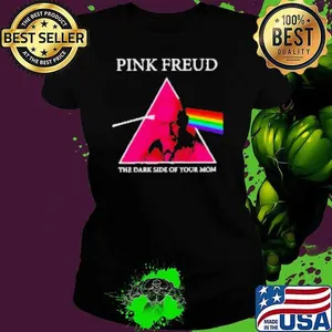 Pink freud dark side of your mom parody Shirt