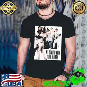 Poster Chicago White Sox We Stand With You Bobby Jenks Treated For Stage 4 Adenocarcinoma, Form Of Stomach Cancer Signature Shirt