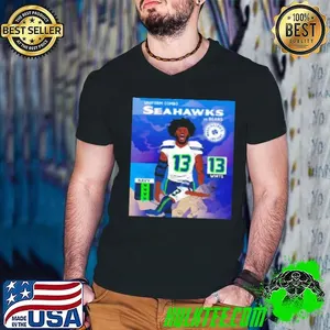 Poster Uniform Combo Seattle Seahawks vs Chicago Bears Washington’s Lottery Navy Shirt