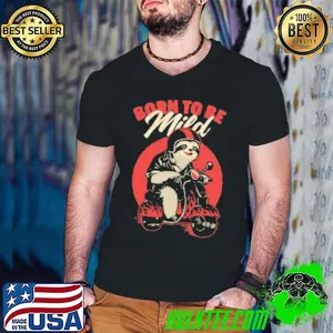 Radical Sloth Biker Born to be Mild  Shirt