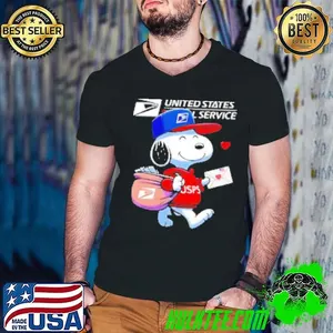 Snoopy United States Postal Service Shirt