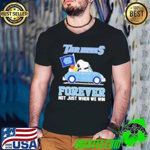 Snoopy driving car Tar Heels forever not just when we win  Shirt