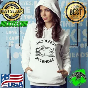Snorefest Attende Lazy Cat  Shirt