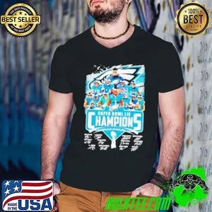 Super Bowl LIX Championsons Philadelphia Eagles signatures Shirt