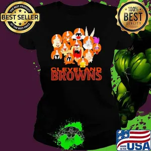 Vintage 1990 Cleveland Browns Looney Tunes Shirt
