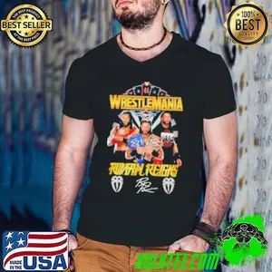 WrestleMania Vegas Roman Reigns signature Shirt