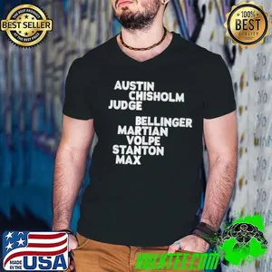 Austin Chisholm Judge The Bronx New York Yankees baseball Names 2025 shirt