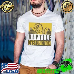 Godzilla Doodle Art Reptile Dysfunction Shirt