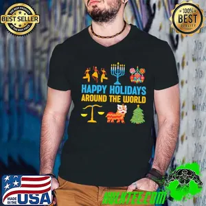 Happy Around The World Multicultural Celebration T-Shirt