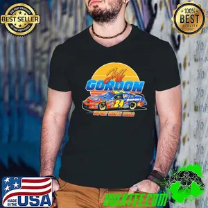 Jeff Gordon Flames 24 Legend Retro Dupont Monte Carlo T-Shirt