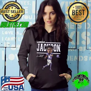 Lamar Baltimore Cartoon American professional football quarterback T-Shirt